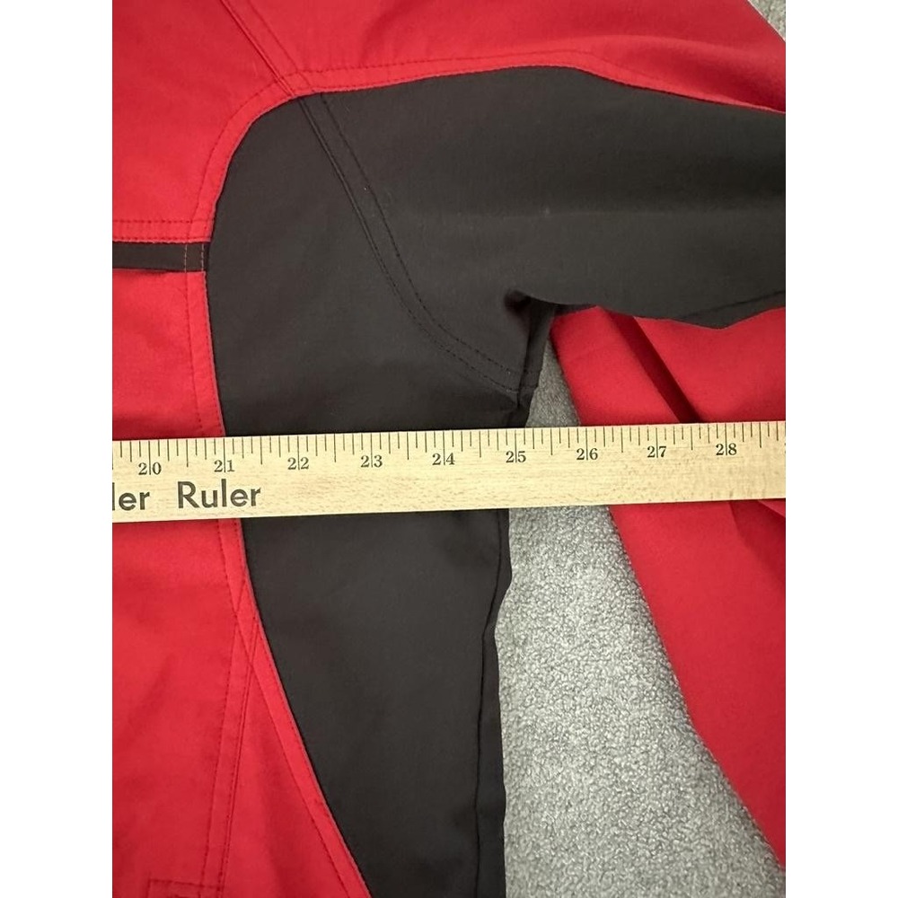 Utah Utes Jacket Large Red NCAA College Columbia Quarter Zip Pullover Shell - Picture 7 of 12